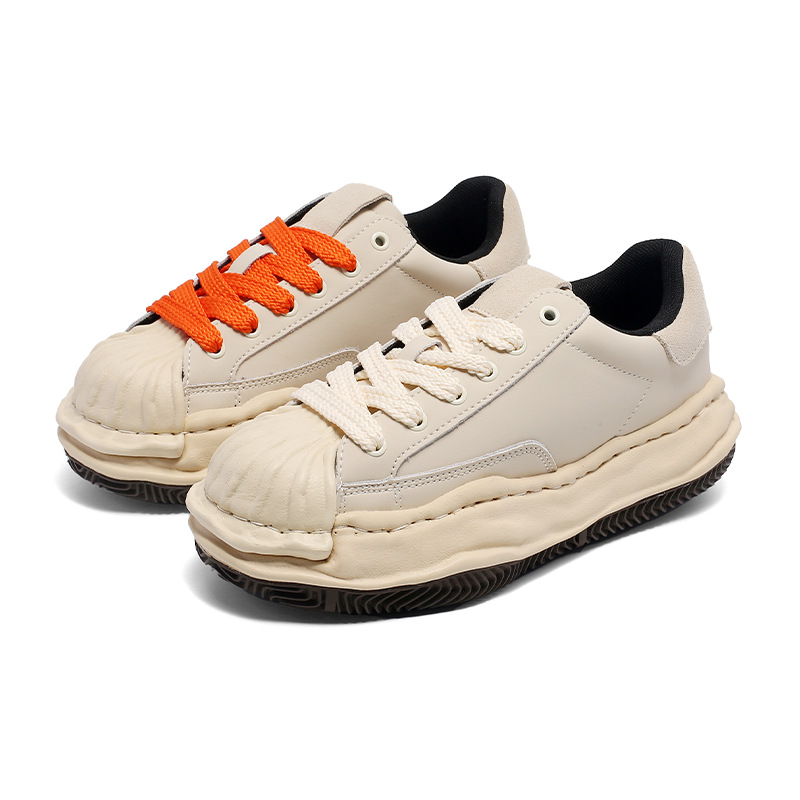 Kaaibook Shawn Yue's Same Thick-Soled Heightening Sanyuan Kangyu Dissolving Shoes New Shell-Toe Sneakers