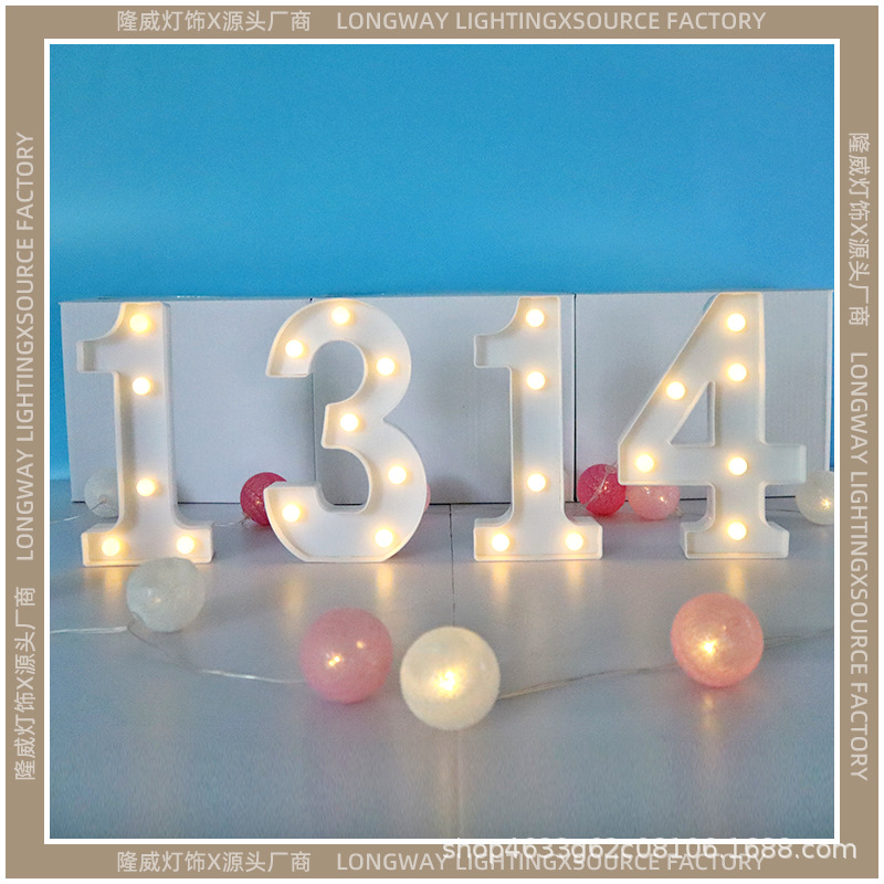 Luz de feliz cumpleaños para decoración de pasteles, diseño de escena de fiesta, luz de ambiente, tarjeta de luz LED luminosa, luz de letras KTV