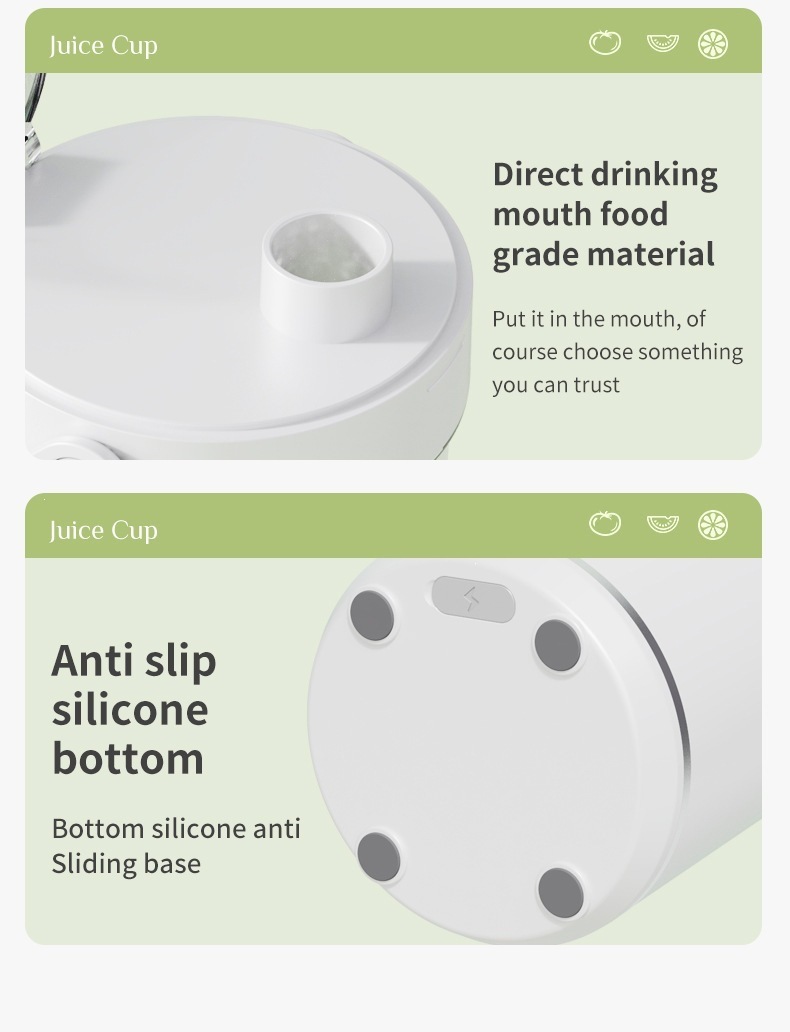 Factory Multifunctional Juicer Home Fruit Juice Machine Wireless Small Mini Electric Portable Juice Extractor