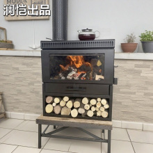2025新款真火燃木壁炉木柴柴火家用取暖客厅农村民宿装饰取暖炉