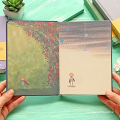 小王子彩页插画日记本高颜值手帐笔记本可爱少女心小学生本子精美