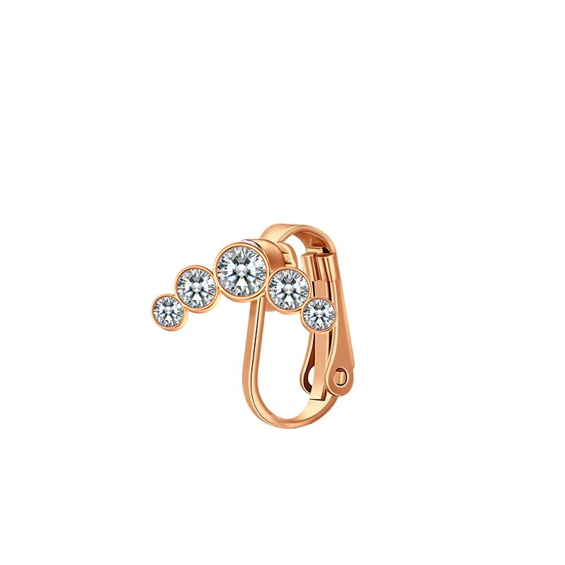 Piercings pour le nombril transfrontaliers européens et américains, boucles d'oreilles non percées, clips d'oreilles faits main, bijoux de piercing corporel_voghion.com