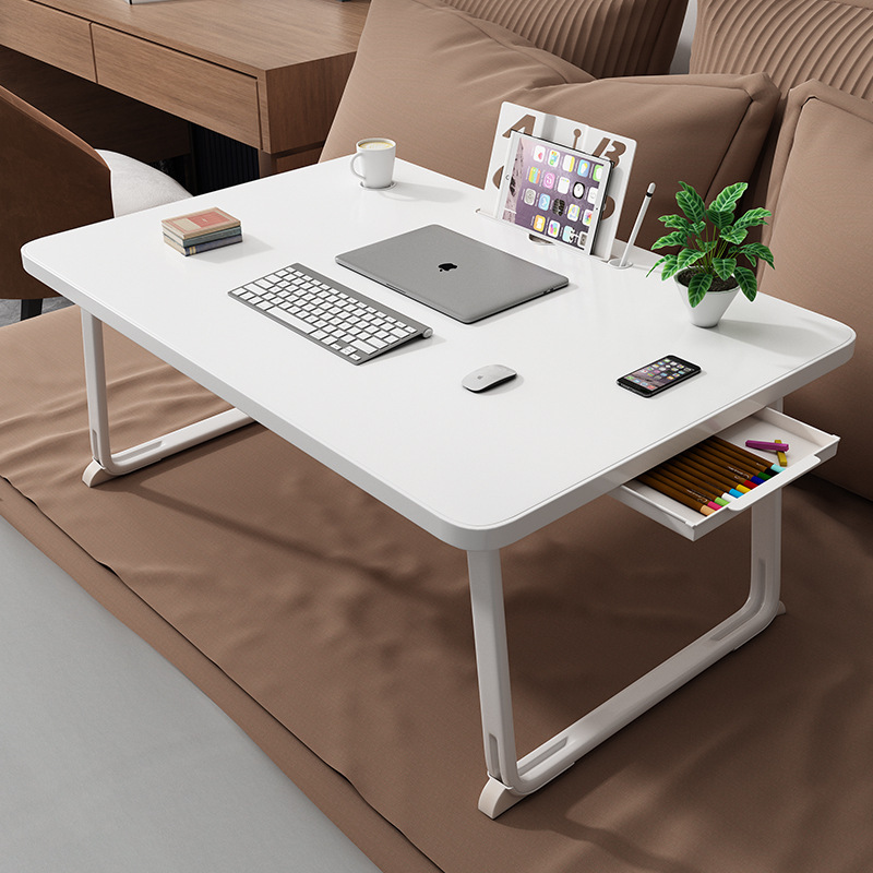 Bed Desk folding laptop desk dormitory student simple study writing desk bedroom floating window sill coffee table