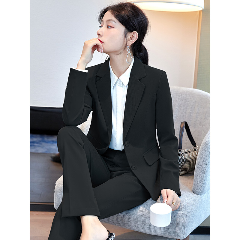 Black single-piece suit