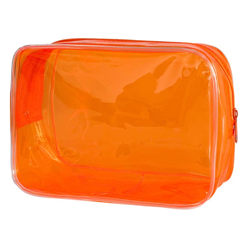 Hot-Selling Transparent Pvc Cosmetic Bag for Women, Large-Capacity Travel Waterproof Toiletry Bag, Portable Skin Care Product Storage Bag