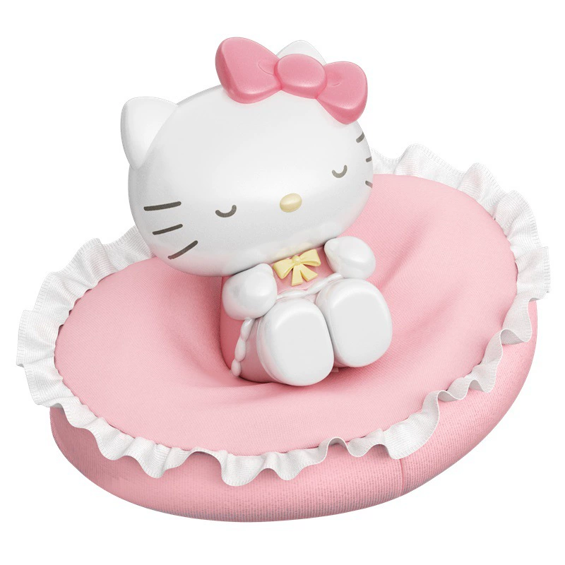 Оригинальная фигурка Sanrio: Сонная поза Kurome (большие уши), собачка Hello Kitty Melody Pacha — украшение, сувенир, исцеляющий подарок