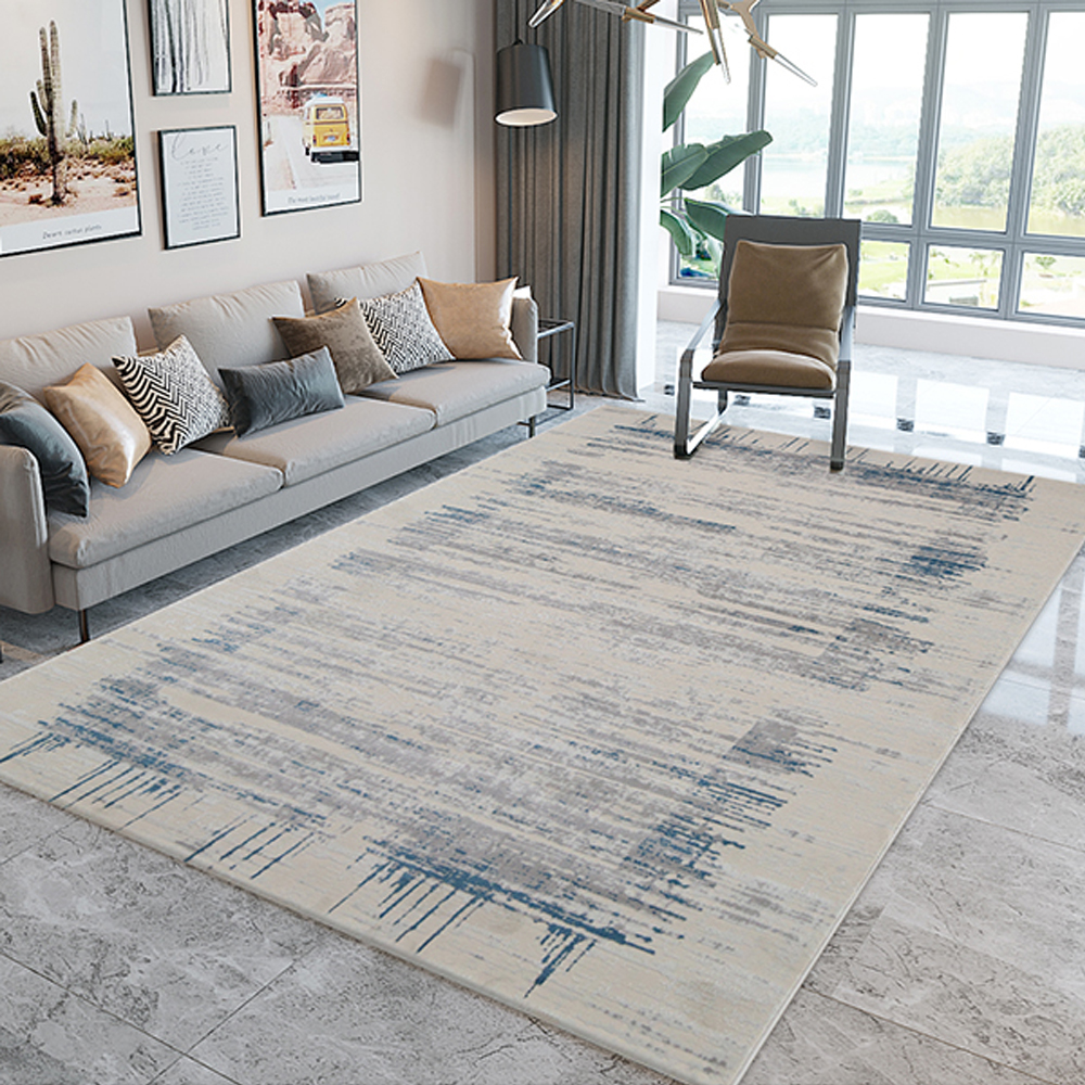Modern and minimalistic carpet for living room