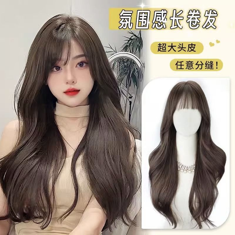 Newly Upgraded Version 2.0 of Extra Large Scalp Wig with Any Seams for Women with Long Hair and Big Waves, Full Headgear Recommended