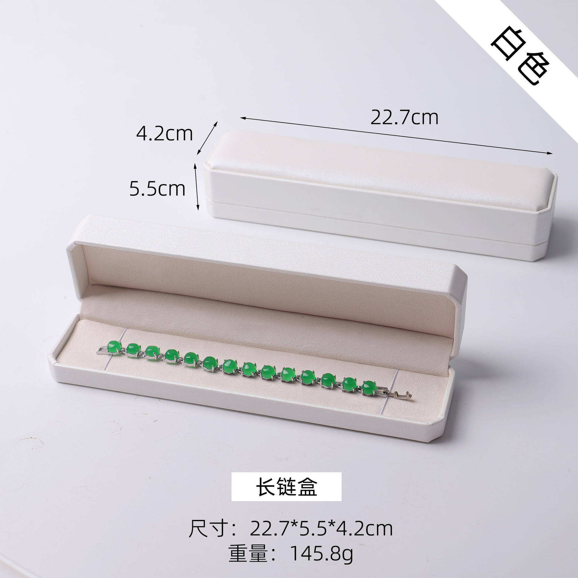 Caja de embalaje de joyería de ocho ángulos, caja de anillo de diamante de lujo brillante, nueva caja de collar de joyería de perlas