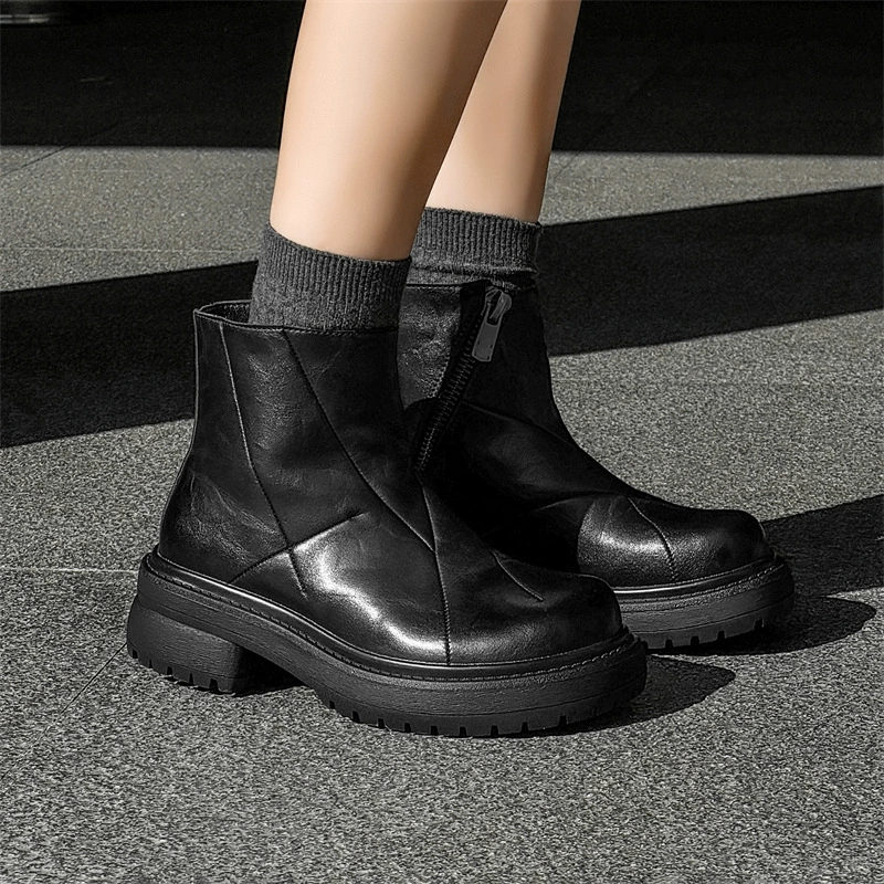 Martens, design high boots English style platform, British style