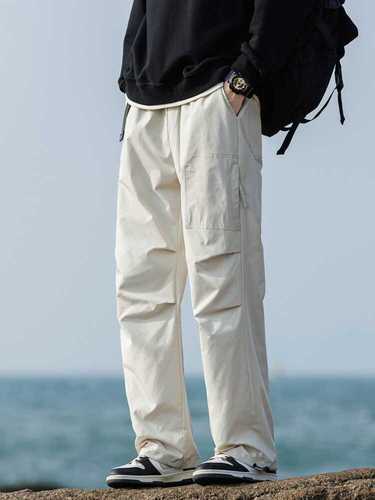 HJCAMEL Fleece-Enhanced Winter/Seasonal Pants for Men: Thickened Ski Cotton Trousers – Windproof & Waterproof for Outdoor Activities