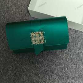 新款斜挎批发新法棍托特马鞍凯丽竹编织水桶链条老花腋下手提女包