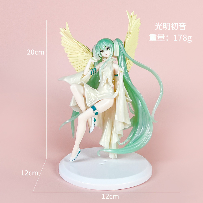 初音未来手办动漫水冰月美少女蕾姆花嫁穹妹二次元公仔模型摆件批|undefined