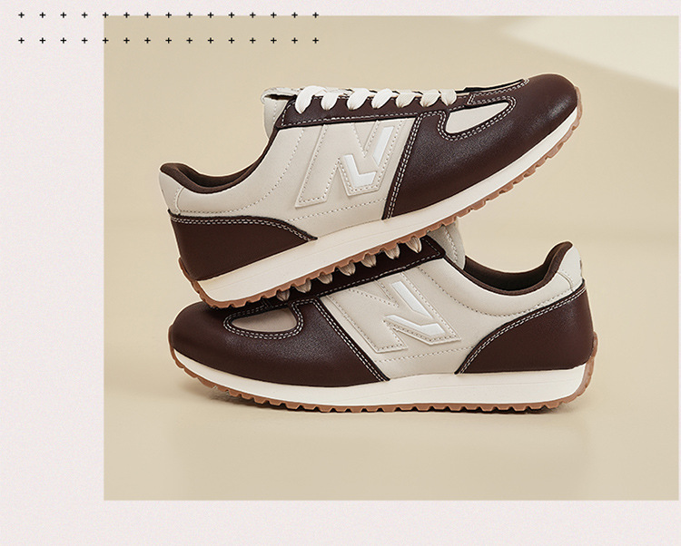Giày sneaker nam phong cách cổ điển đa năng Forrest Gump — 471m trắng chi tiết 19