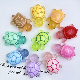 Tortoise Pair Touch Blind Bag Toy Luminous Little Tortoise Door Decoration Transformation Desktop Cartoon Mini Ornaments