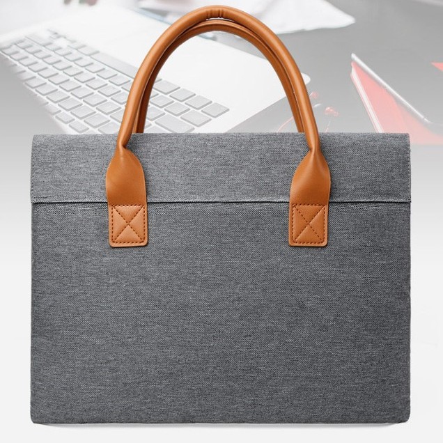 Cross-Border New Fashion Laptop Bag Business 15.6 Laptop Bag Light and Simple Men's Briefcase