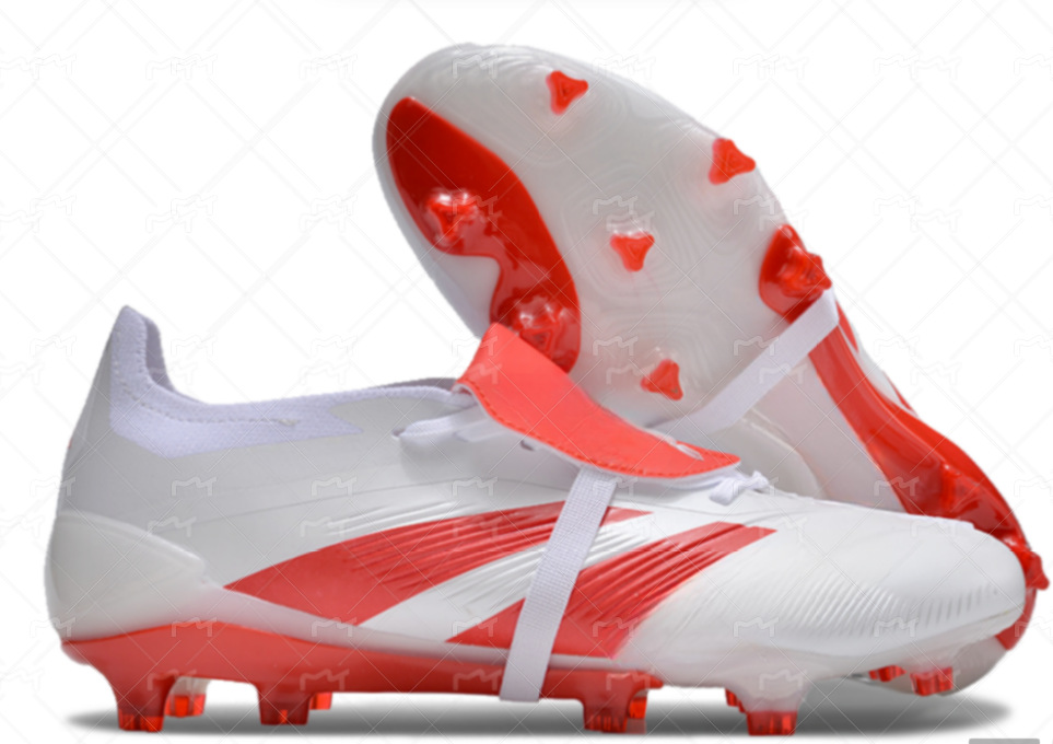 Zapatos de fútbol FG de caña alta, muy vendidos en el extranjero, completamente tejidos con cordones, un par disponible para la venta, buscamos agentes.