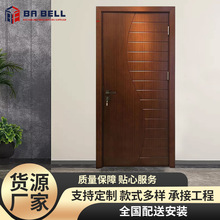 出口欧美洲款橡木烤漆实木复合门 酒店公寓家装卧室木皮烤漆门