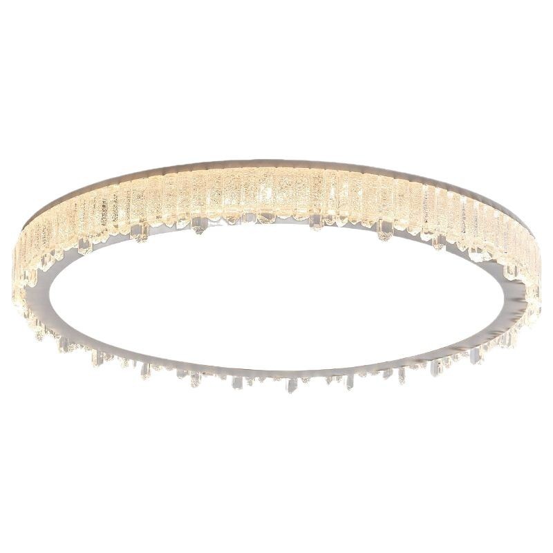 Lámpara de techo de dormitorio de lujo ligero, sensación de sala de estar, atmósfera moderna, simple, protección ocular de espectro completo, lámpara de habitación del dormitorio principal, minimalista