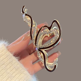 发夹;发卡;盘发器