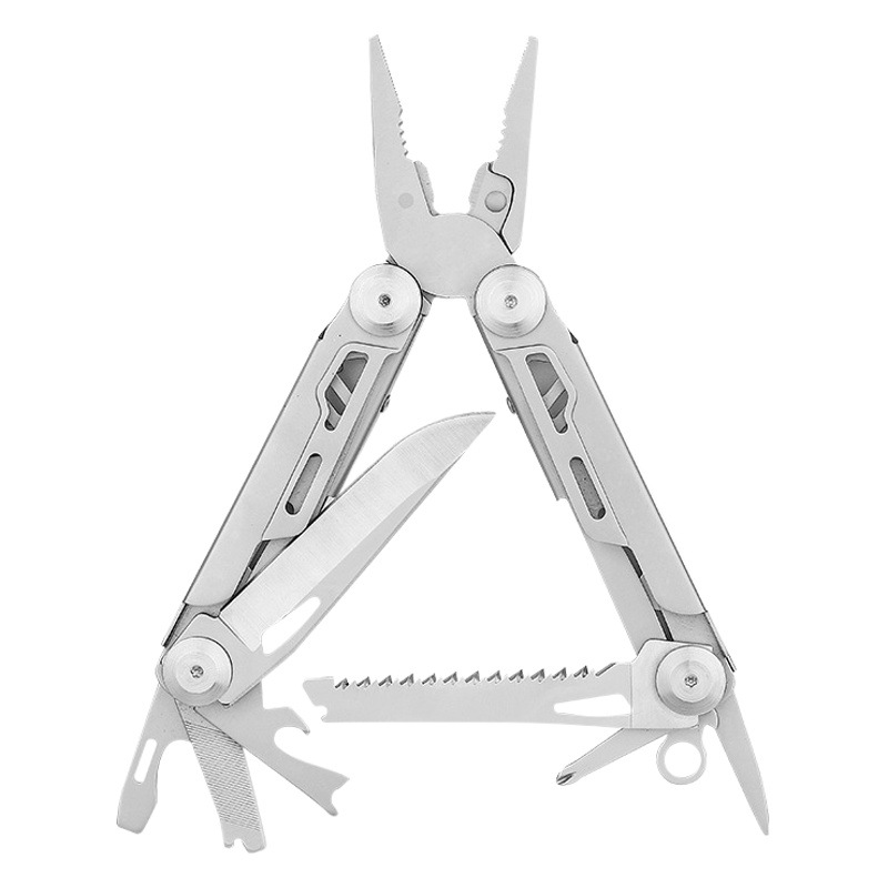 Alicates multifunción alicates portátil de acero inoxidable de perforación fina acampar al aire libre multiusos regalo hogar alicates de combinación