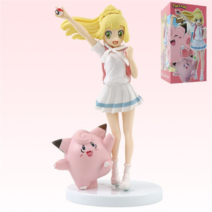 Elf Dream Come on Lily Emmy Girl Figure Pokémon Cute Little Girl Model Ornament