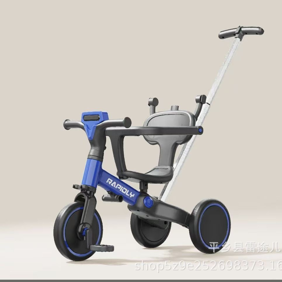 Manufacturer's Ready-Made Baby Multi-Functional Tricycle, Children's Five-In-One Balance Car, Bicycle, Children's Three-Wheeled Stroller