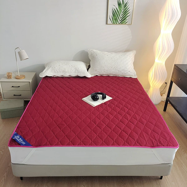 Curved wine red