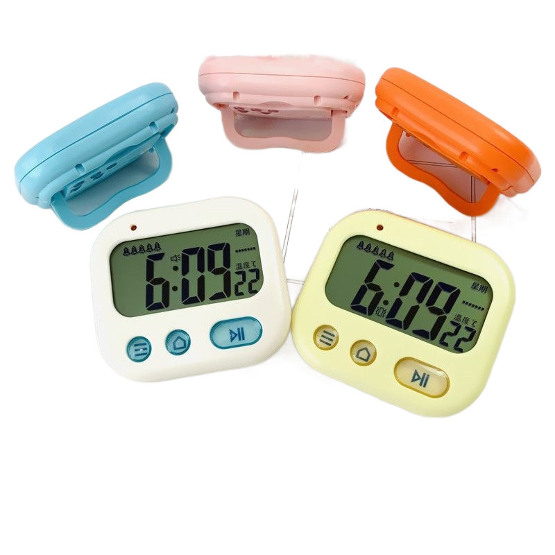 학생 진동 알람 시계 다중 기능 음소거 전자 시계 긍정적 기숙사 알람 시계는 우송료에 영향을 미치지 않습니다