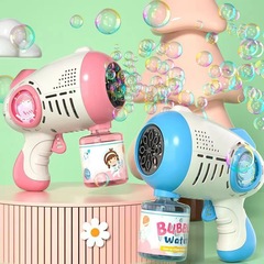 Hobbyist Gatling Bubble Machine Children's Automatic Astronaut Bubble Gun Bubble Stick Toy Wholesale