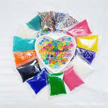 25克5000粒袋装泡后7-8mm水弹珠泡大珠吸水珠水晶弹宠物垫材