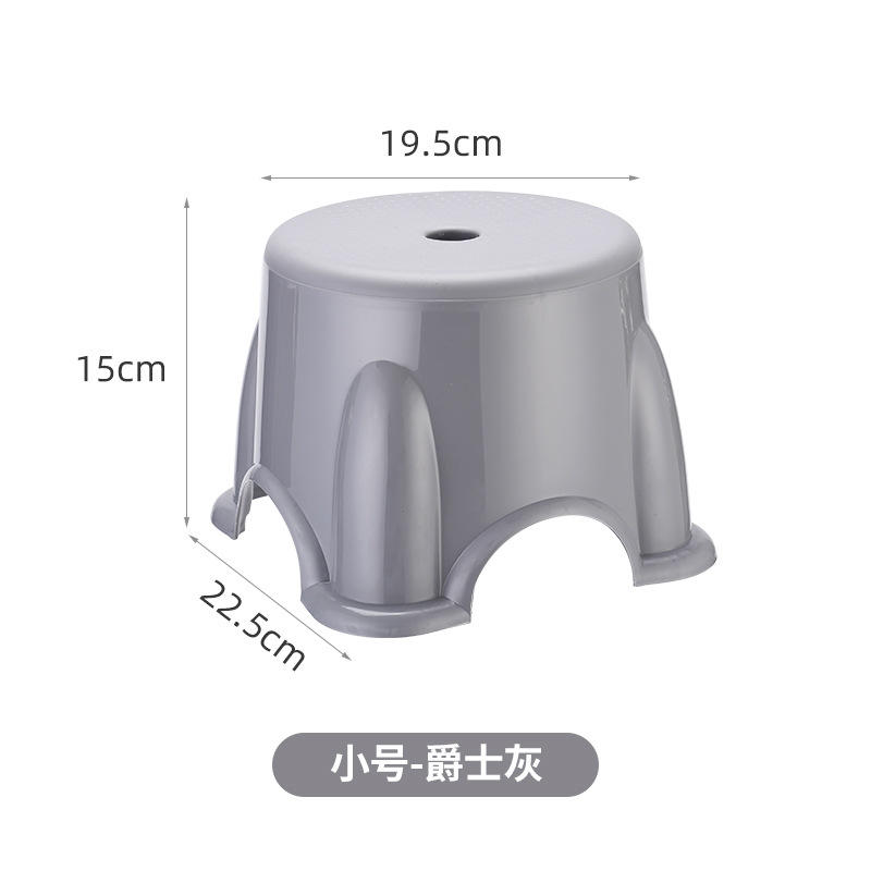 Banquetes bajos de alto soporte de carga banquetes pequeños banquetes pequeños banquetes de plástico banquetes para niños caseros taburetes redondos gruesos antideslizantes banquetes