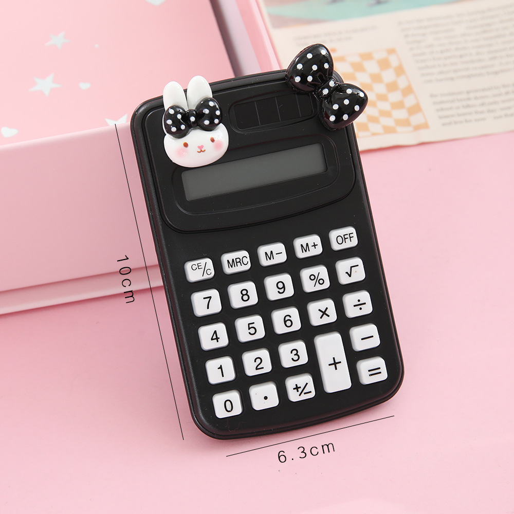 Mini Calculadora Portátil de Plástico Pantalla de 8 Dígitos para Estudiantes y Oficina