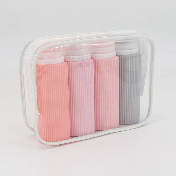 Fuchsia white set, wide color palette, 4 piece set