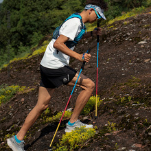 奥尼捷碳素登山杖四节折叠碳纤维越野手杖户外伸缩登山行山杖