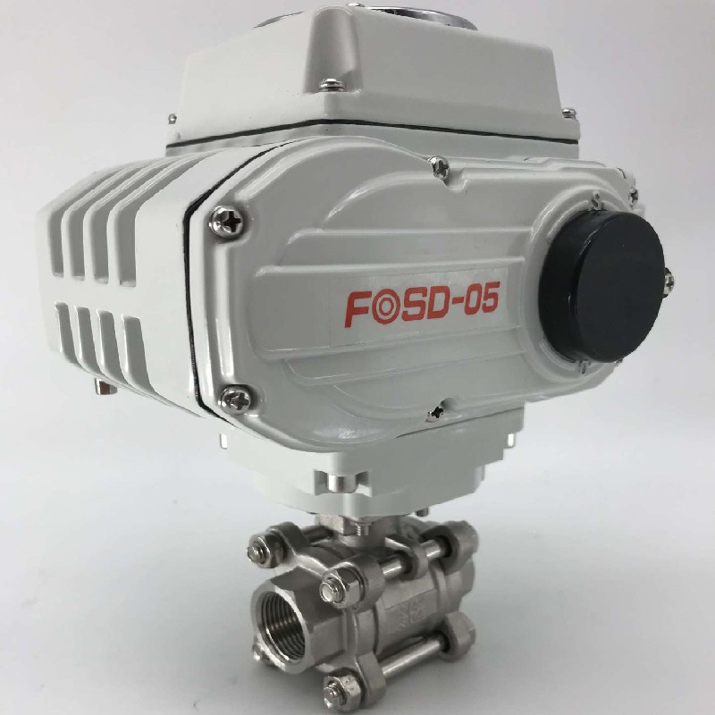 电动不锈钢球阀三片式高温丝扣内螺纹304高压开关调节阀Q911F-16P