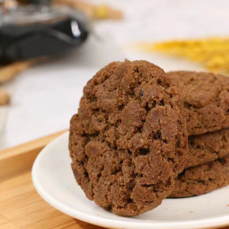 Xylitol five spade biscuits, traditional pastries, Internet celebrity snacks, black sesame, black rice, small peach cakes, wholesale and delivery