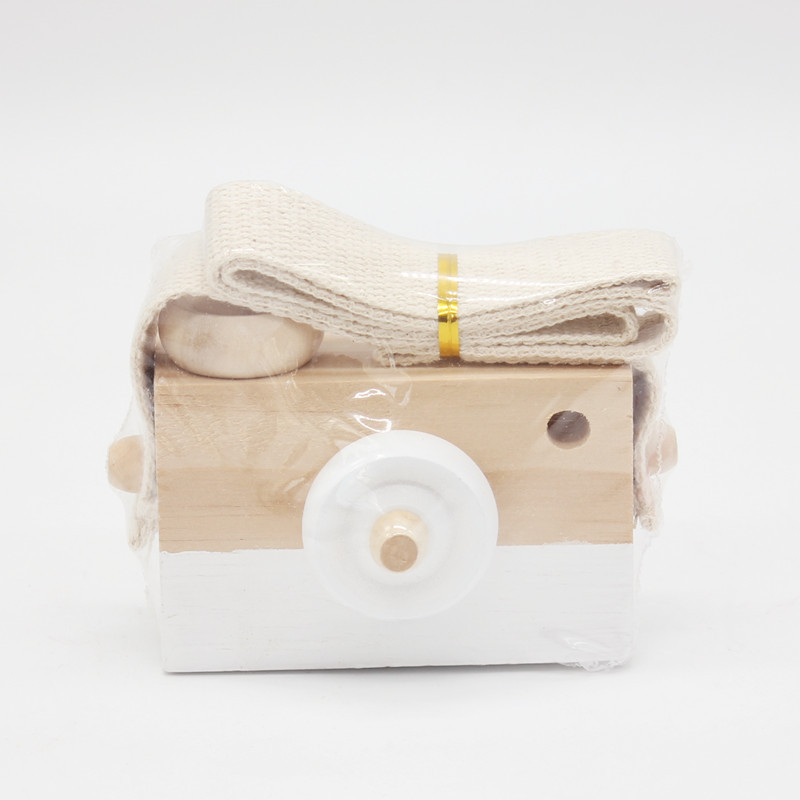 现代简约仿真木制照相机儿童木质玩具相机制品摄影道具工艺摆挂件详情4
