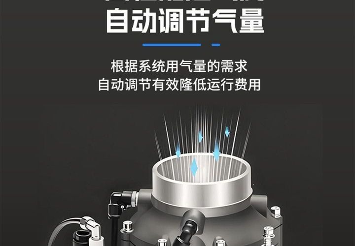 Permanent magnet variable frequency screw air compressor, industrial-grade laser cutting low-noise air compressor, available for purchase in bulk