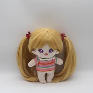 Hot Selling Headgear Cotton Chemical Fiber Hair Wigs Full Headgear Bjd Male and Female Doll Hair Ponytail Wig Manufacturer Wholesale