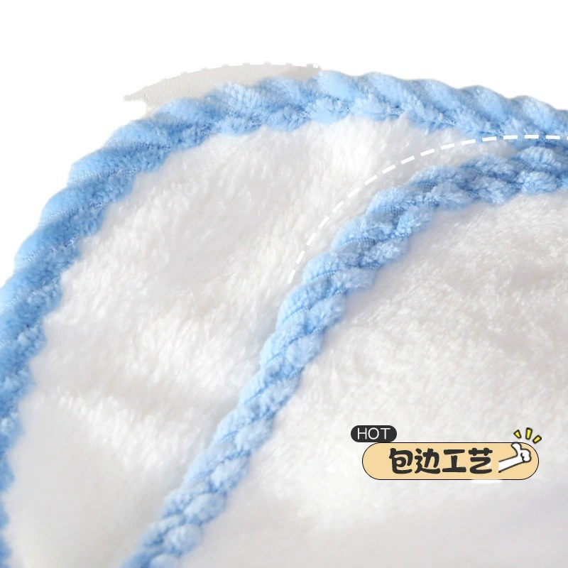 Soft cartoon coral bath towel, water absorbent