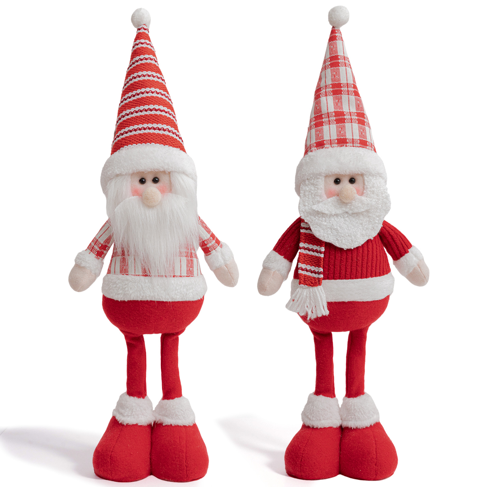 Navidad transfronteriza muñeca Santa rojo muñeca de pie decoración navideña creativa decoración navideña