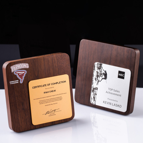 2024新款授权牌制作企业授权经销商牌匾年会颁奖优秀员工奖牌批发