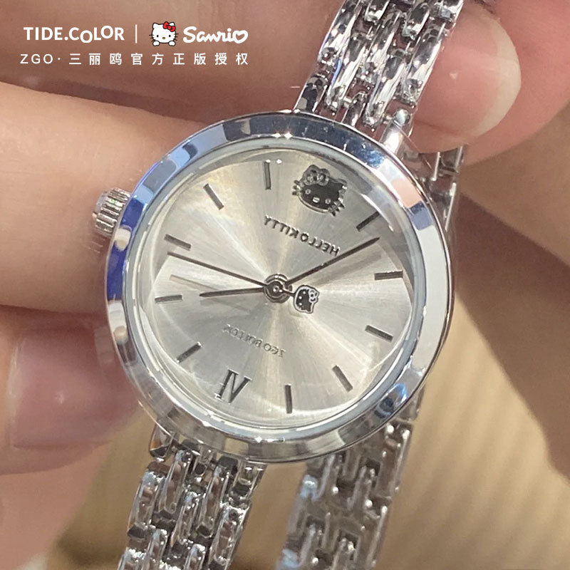 Sanrio Hello Kitty Watch for Women, Light Luxury Fashion Bracelet Watch, Student Quartz Watch, Gift for Birthday