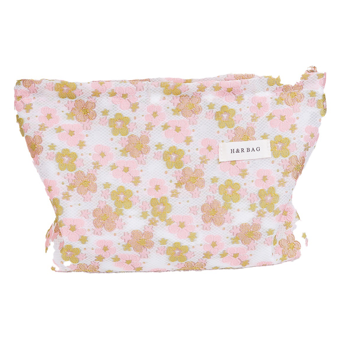 Pequeño Libro Rojo El mismo estilo pequeño bolso cosmético teñido con hilo fresco de gran capacidad bolsa de almacenamiento de cuidado de la piel bolsa cosmética portátil