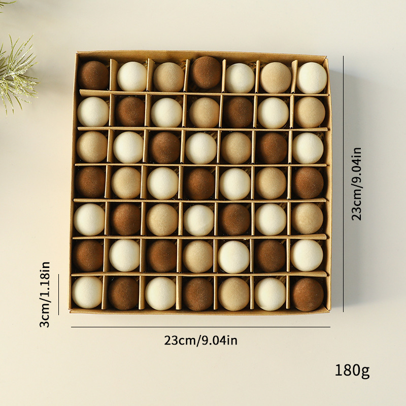 2025 nueva bola de Navidad hecha a mano bola de floquete colgante de Navidad colgante de árbol de Navidad floquete bola de Navidad bola especial