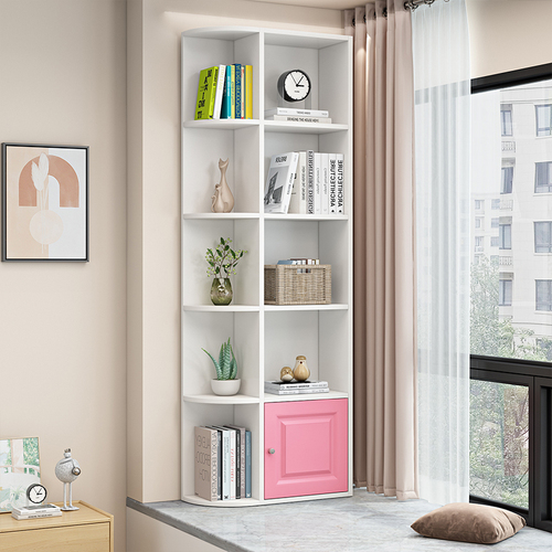 Pendant window cabinet storage cabinet desk bookshelf integrated creative combination bedroom multi-functional corner cabinet windowsill cabinet display rack