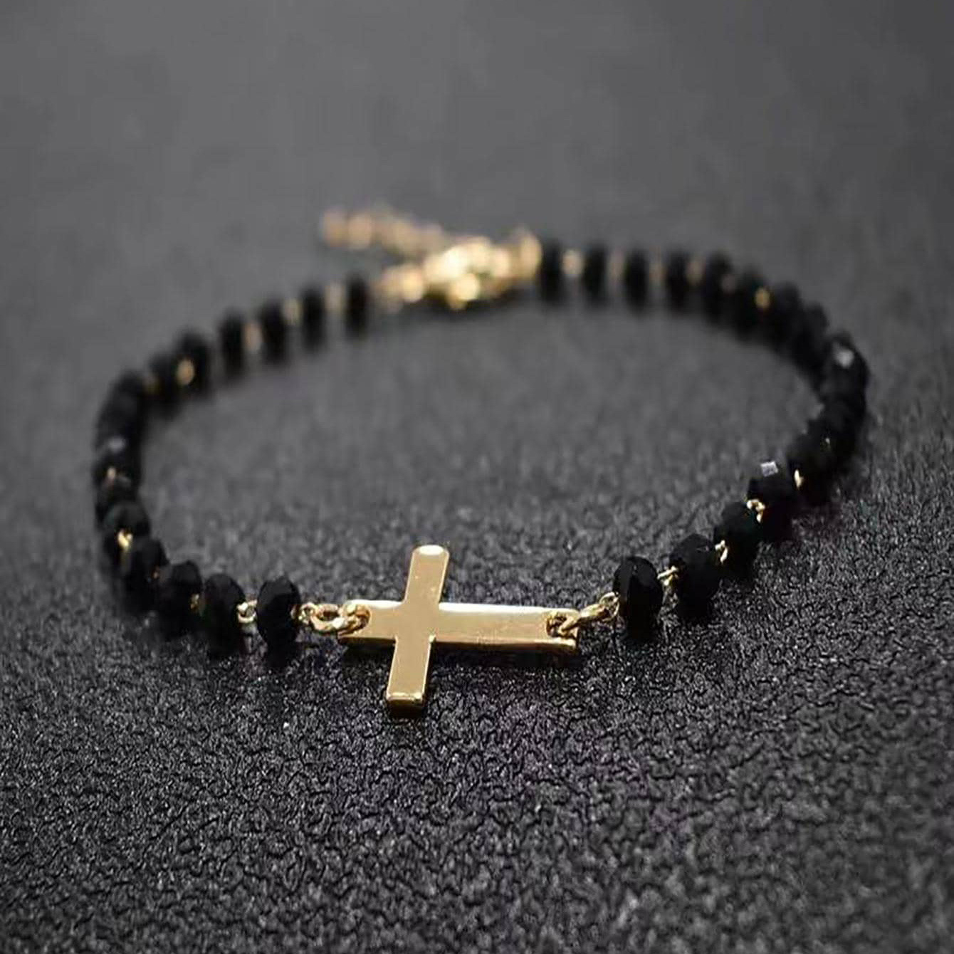 8g Weight Lobster Trigger Clasp Closure Clasp Closure Type Alloy Pendant Material Bracelets Classification Glass, Iron Chain Material 1 Piece Quantity Daily, Street Occasion Alloy Material Cross, Four Leaf Clover, Star Pattern All Seasons Season Men's Gender Beaded, Plating Design Casual, Simple Style Style Casual Simple Style Cross Four Leaf Clover Star Alloy Beaded Plating Men's Bracelets Men Beaded Bracelets 无