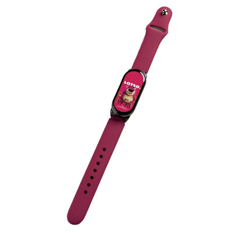 Ремешок для часов (Xiaomi Mi Band 10/9/8/7/6/5/4/3) силиконовая замена, дышащий, совместим с NFC