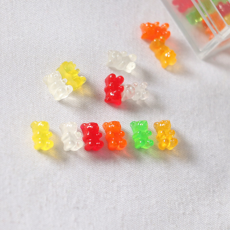 Dollhouse1 : 12 Mini colour Little Bear candy Dollhouse Miniature re-ment  scene Model a doll parts
